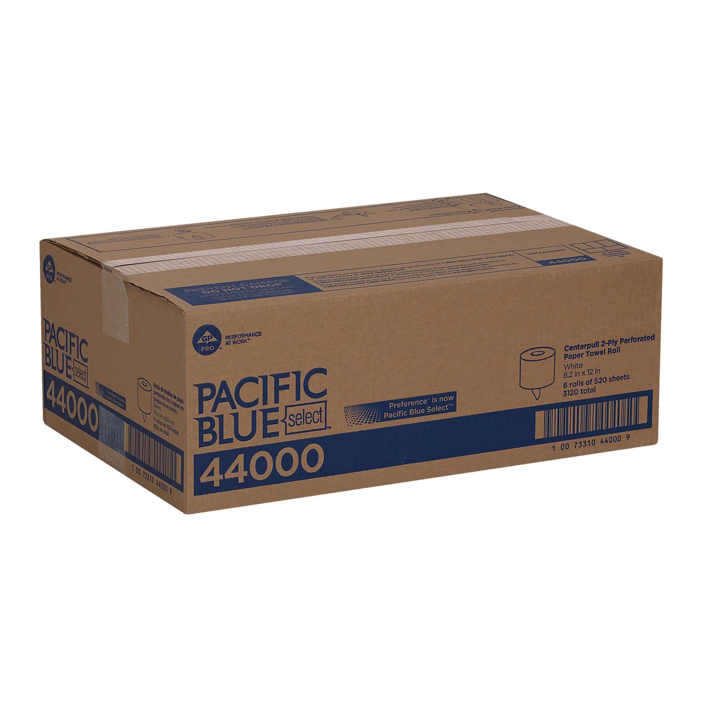 Pacific Blue Select Center Pull 2Ply Paper Towel Roll, White 8.2 X 12 Inch - Case of 6 - Image 3