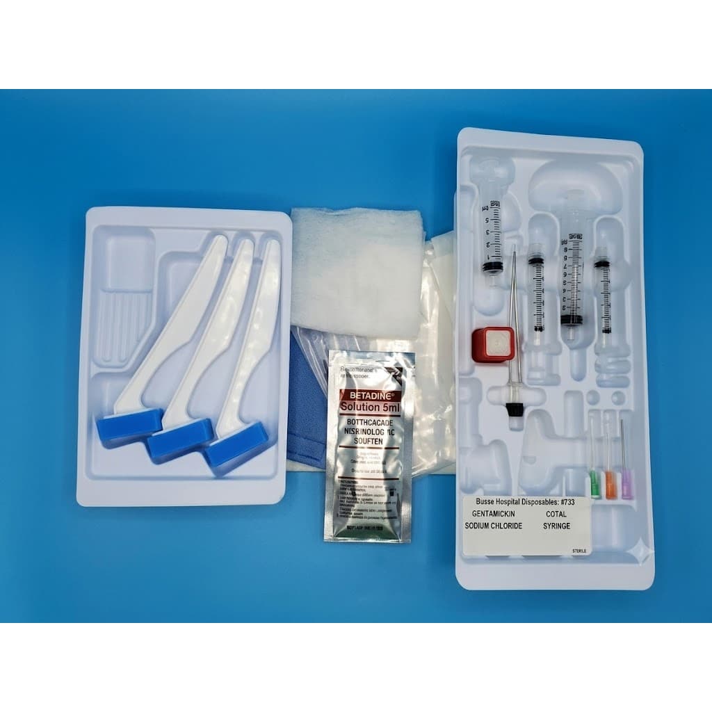 Busse Nerve Block Tray - Case of 10 - Image 1