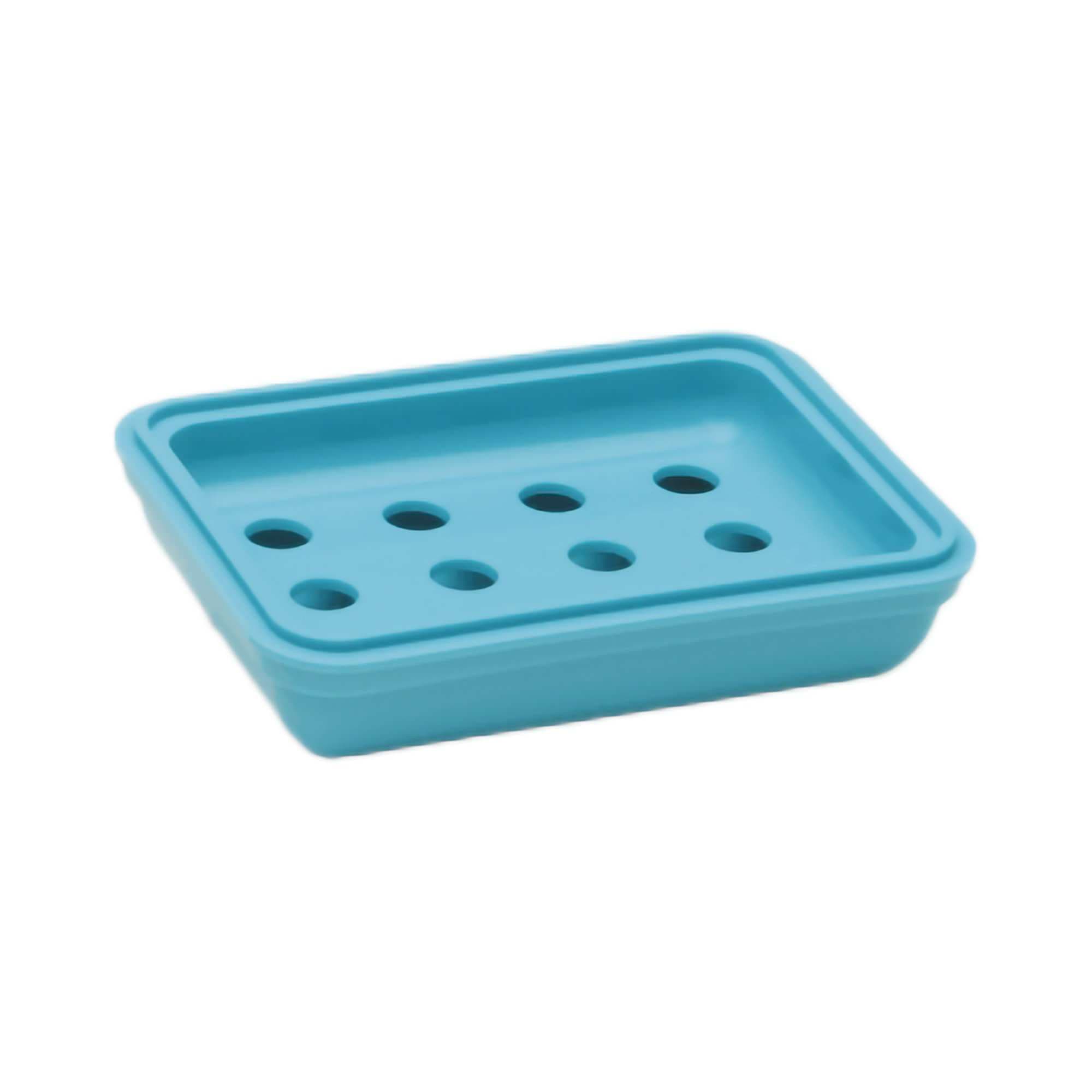 Medegen Soap Dish For Bar, Blue - Case of 24