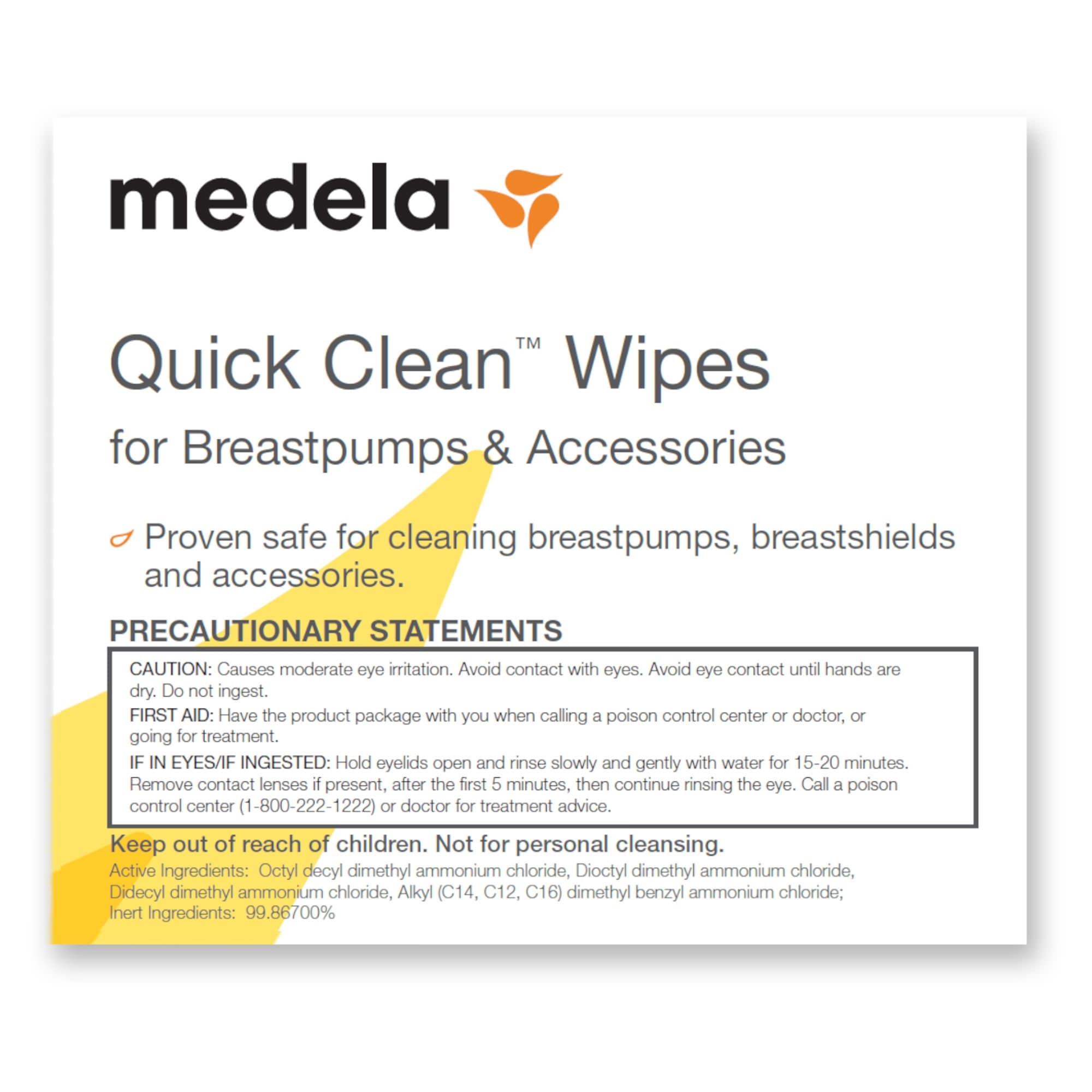 Medela Quick Clean Breast Pump Wipe - Image 3