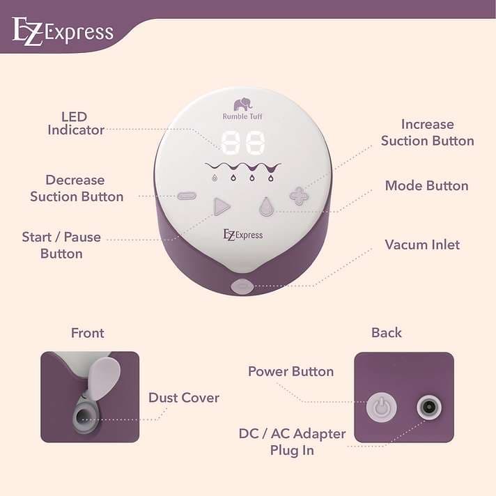 Rumble Tuff EZ Express Electric Breast Pump - Image 7