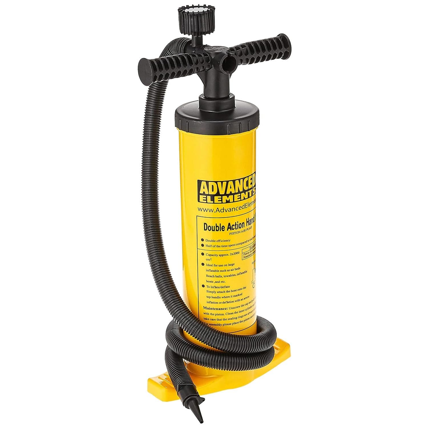 CanDo Exercise Ball Pumps, Double Piston Foot Pump - Image 1
