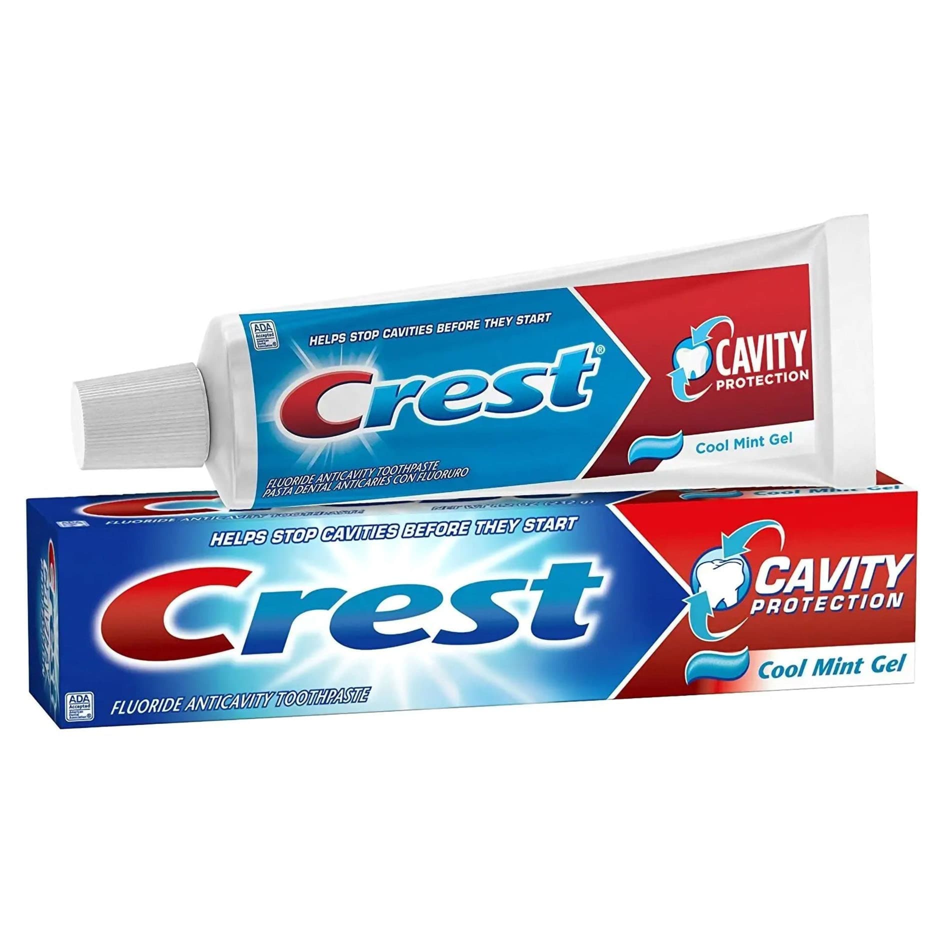 Crest Cavity Protection Toothpaste, Cool Mint, 5.7 oz - Image 1