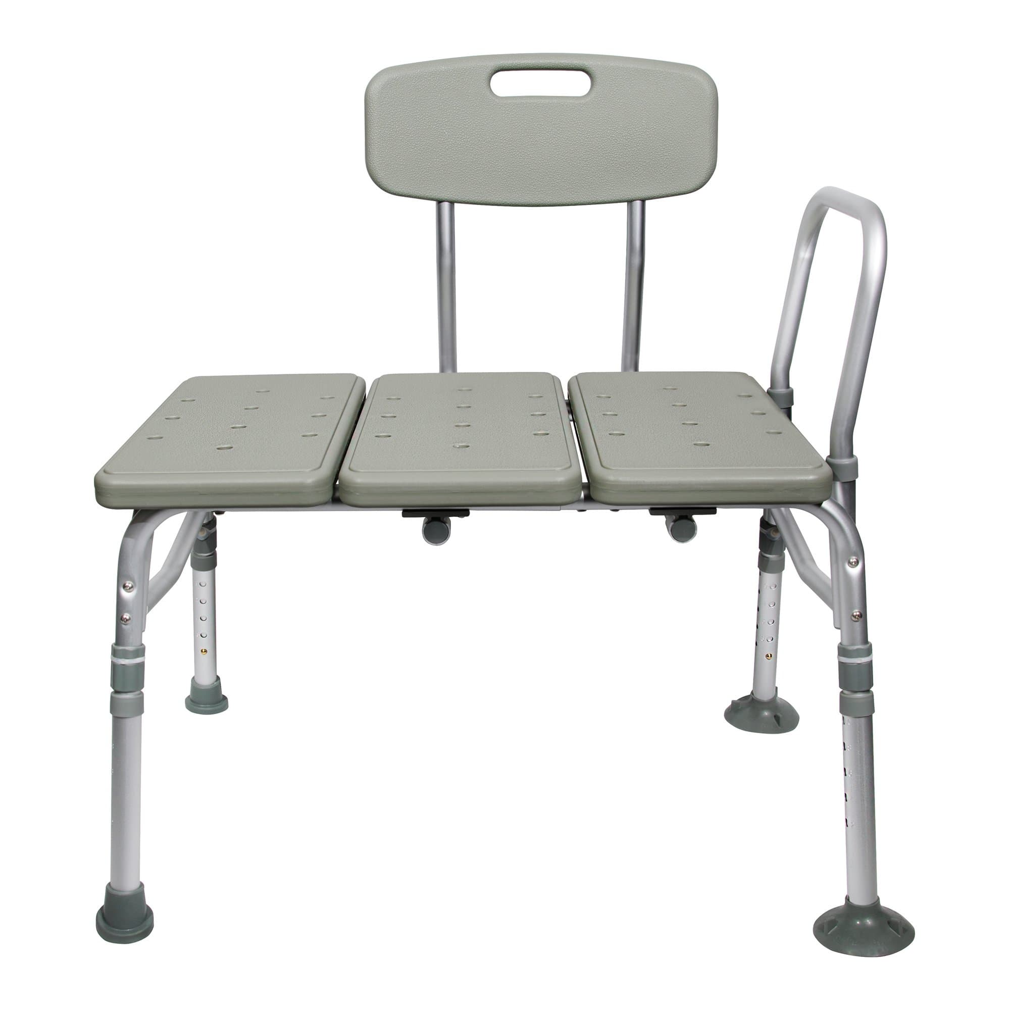 McKesson Knocked?Down Bath Transfer Bench-Removable Arm Rail