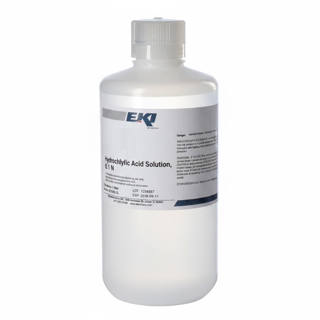 Ek Industries Hydrochloric Acid Inorganic Chemistry Reagent 0.1 N - Image 1