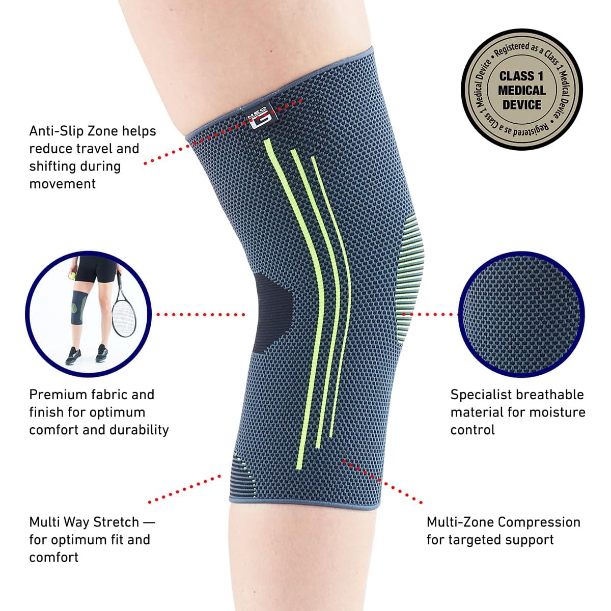 Neo G Active Knee Support, Medium - Each - Image 2