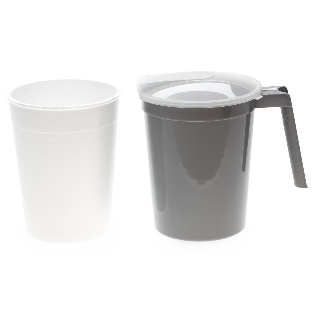 Medline Water Pitcher Set with Foam Inner Liner, 32 oz - Case of 40 - Image 1