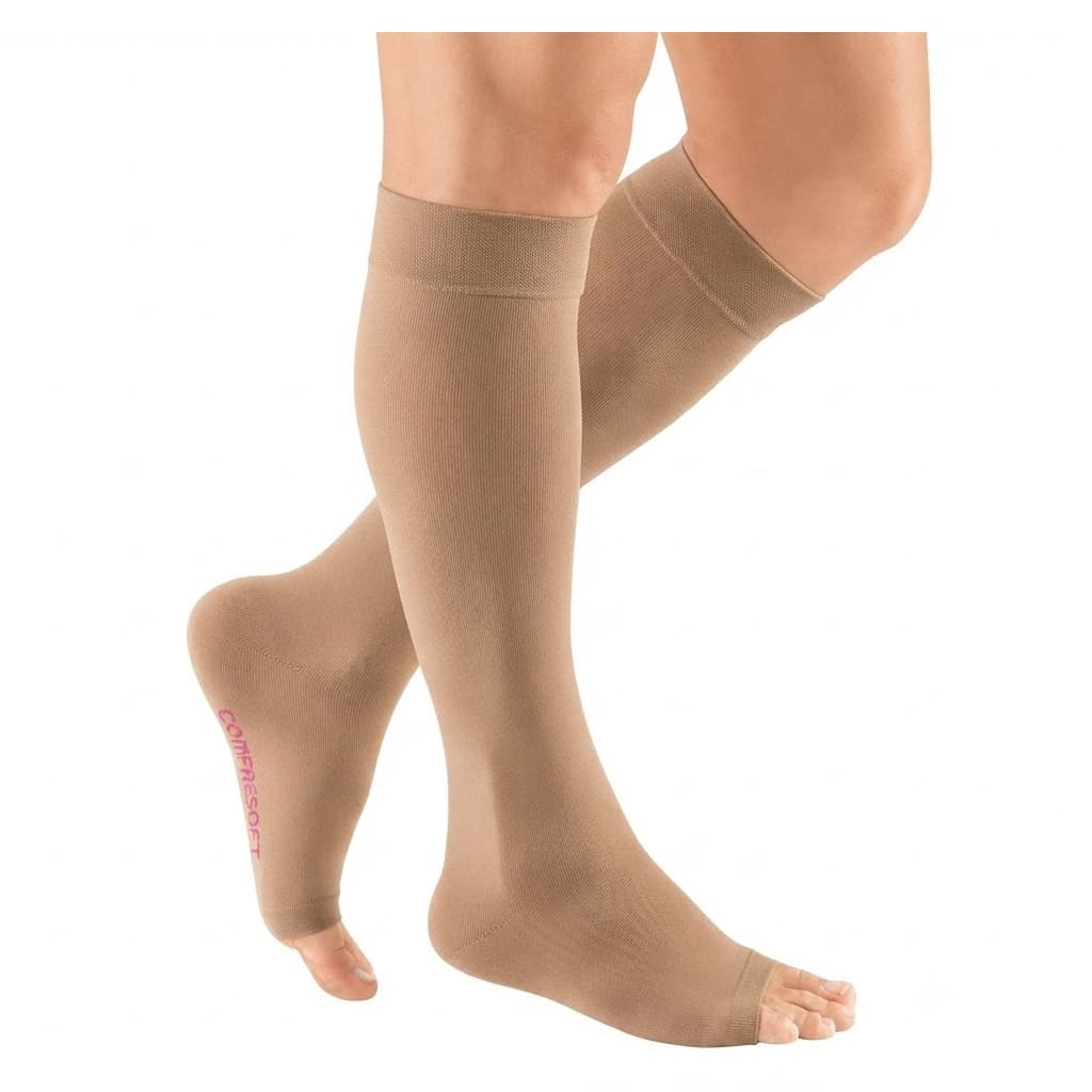 Mediven Plus Calf Extra Wide Petite Open Toe 30-40 mmHg Compression Stocking - Image 1