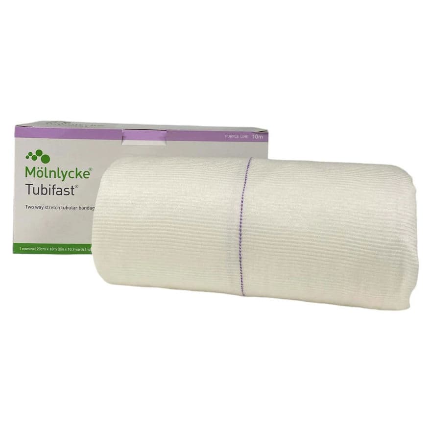 Tubifast 2-Way Stretch Tubular Bandage Purple, 8 Inch x 11 Yard, Large - Each - Image 1