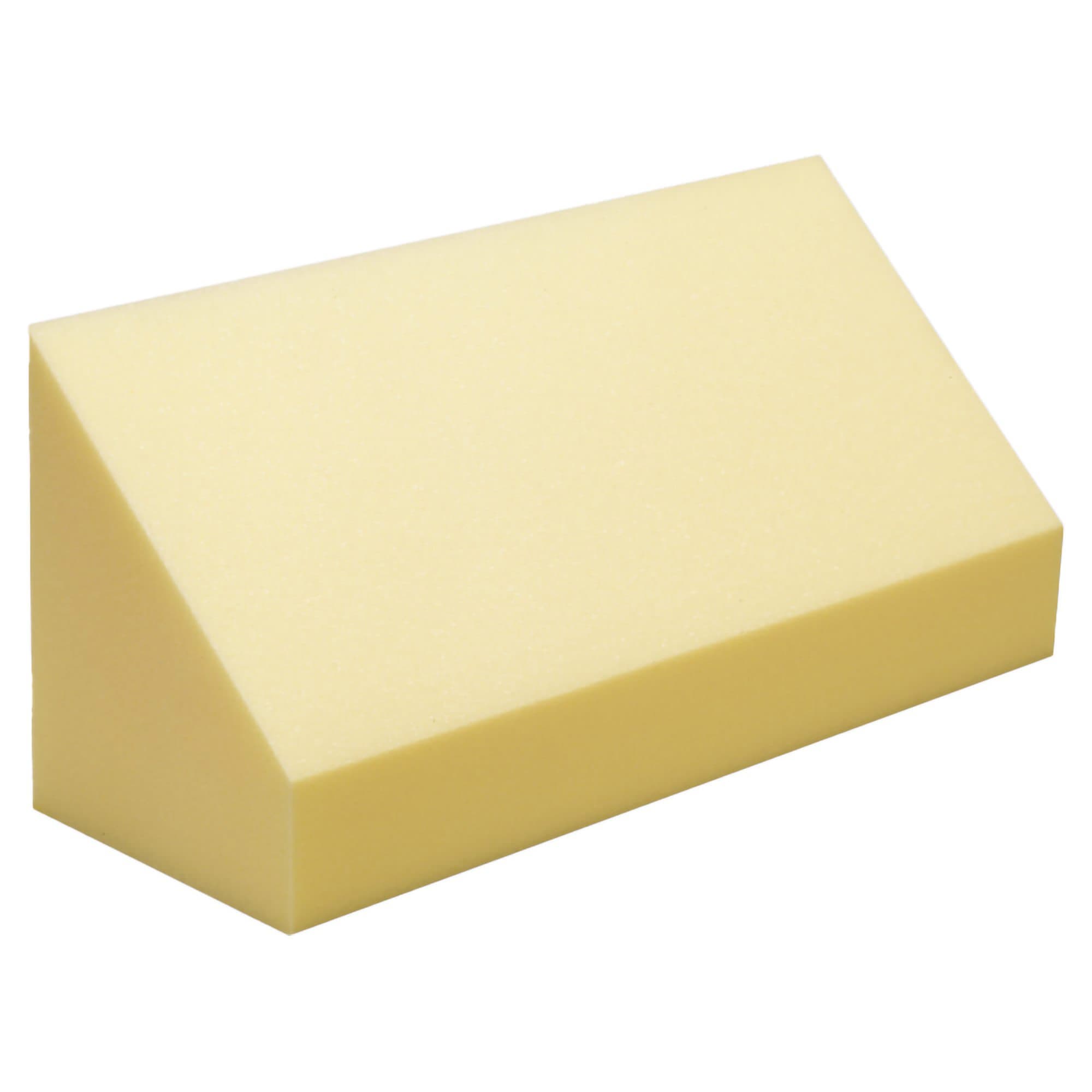 DeRoyal Positioner Wedge Yellow, 11 W x 24 D x 8-1/2 H Inch - Case of 5 - Image 1
