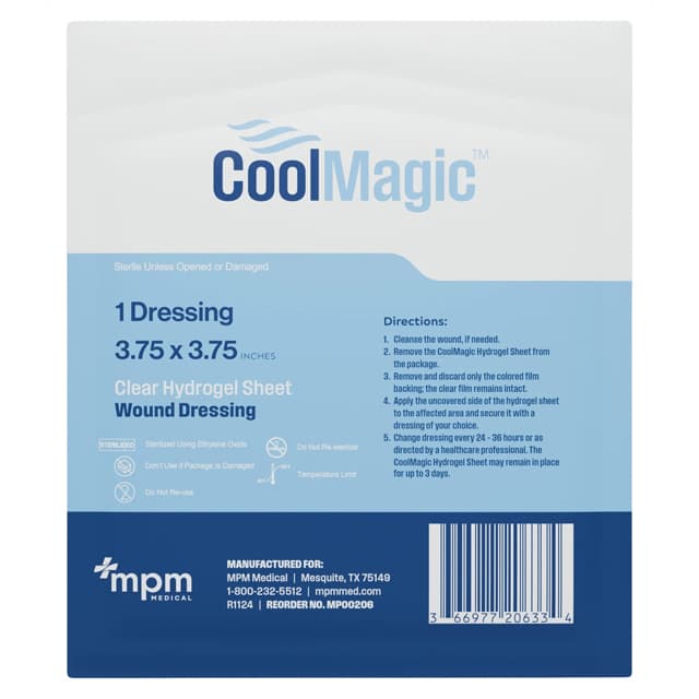 CoolMagic Hydrogel Dressing Translucent - Image 3