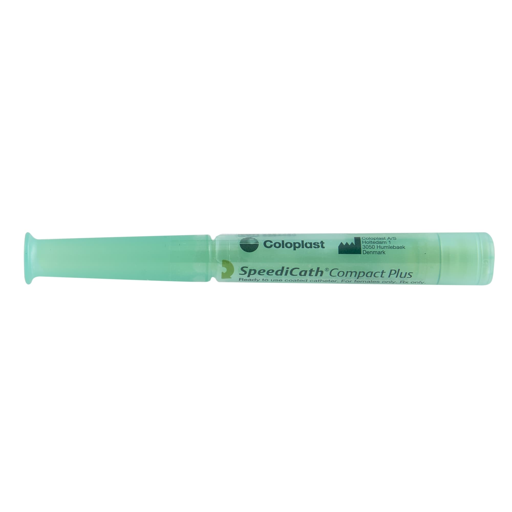 SpeediCath Compact Plus Hydrophilic Female Catheter, 10 Fr, 3.5" - Each - Image 1