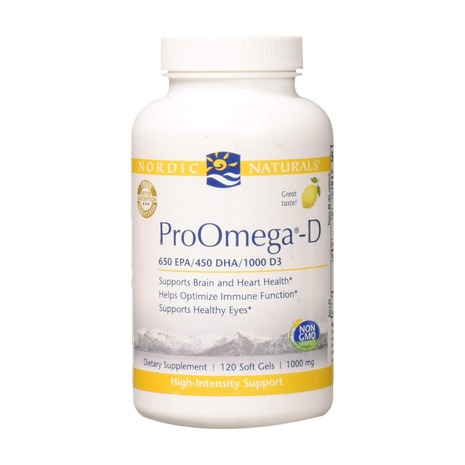 Nordic Naturals ProOmega-D - Bottle of 120
