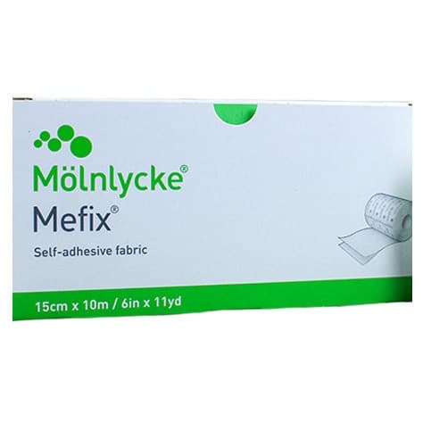 Mefix Self-Adhesive Fabric Tape, 6 Inch x 11 Yard - Case of 15 - Image 1