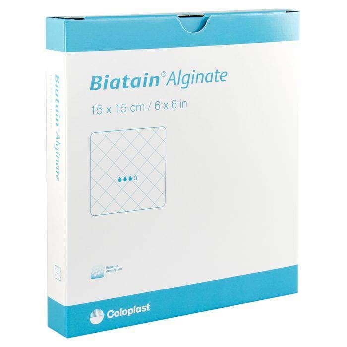 Biatain Soft Alginate Dressing, Sterile, 6" x 6" - Box of 10 - Image 1