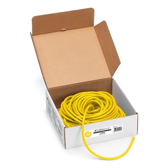 Theraband Non-Latex Resistance Tubing, Yellow, Light - Each - Image 1