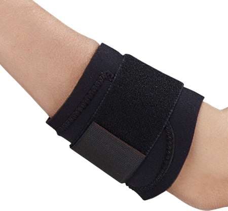 Deroyal Elbow Support Black Pull-On, Hook n Loop Strap Closure Tennis Elbow Strap - Image 2