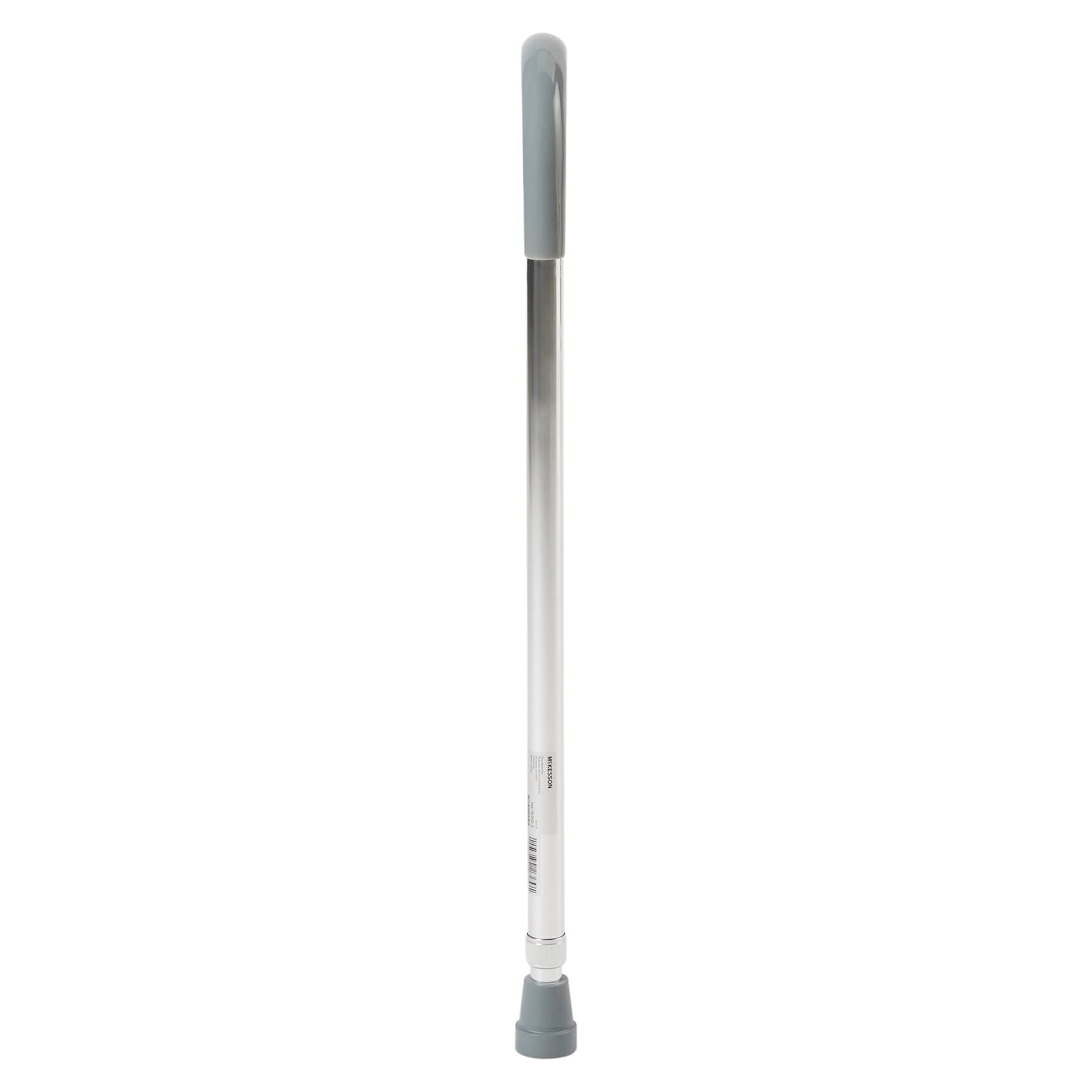 McKesson Aluminum Round Handle Cane, Chrome - Image 2