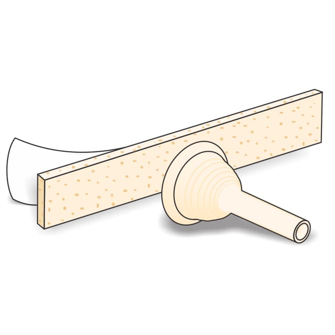 Uro-Cath Molded-Latex Male External Catheter with Urofoam-1, 30 mm - Each - Image 1