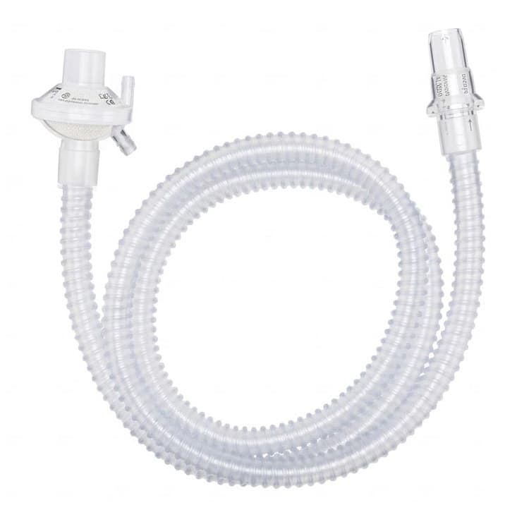 CircuitLIfe Passive Breathing Circuit with Whisper Swivel and Filter, 6 ft - Image 1