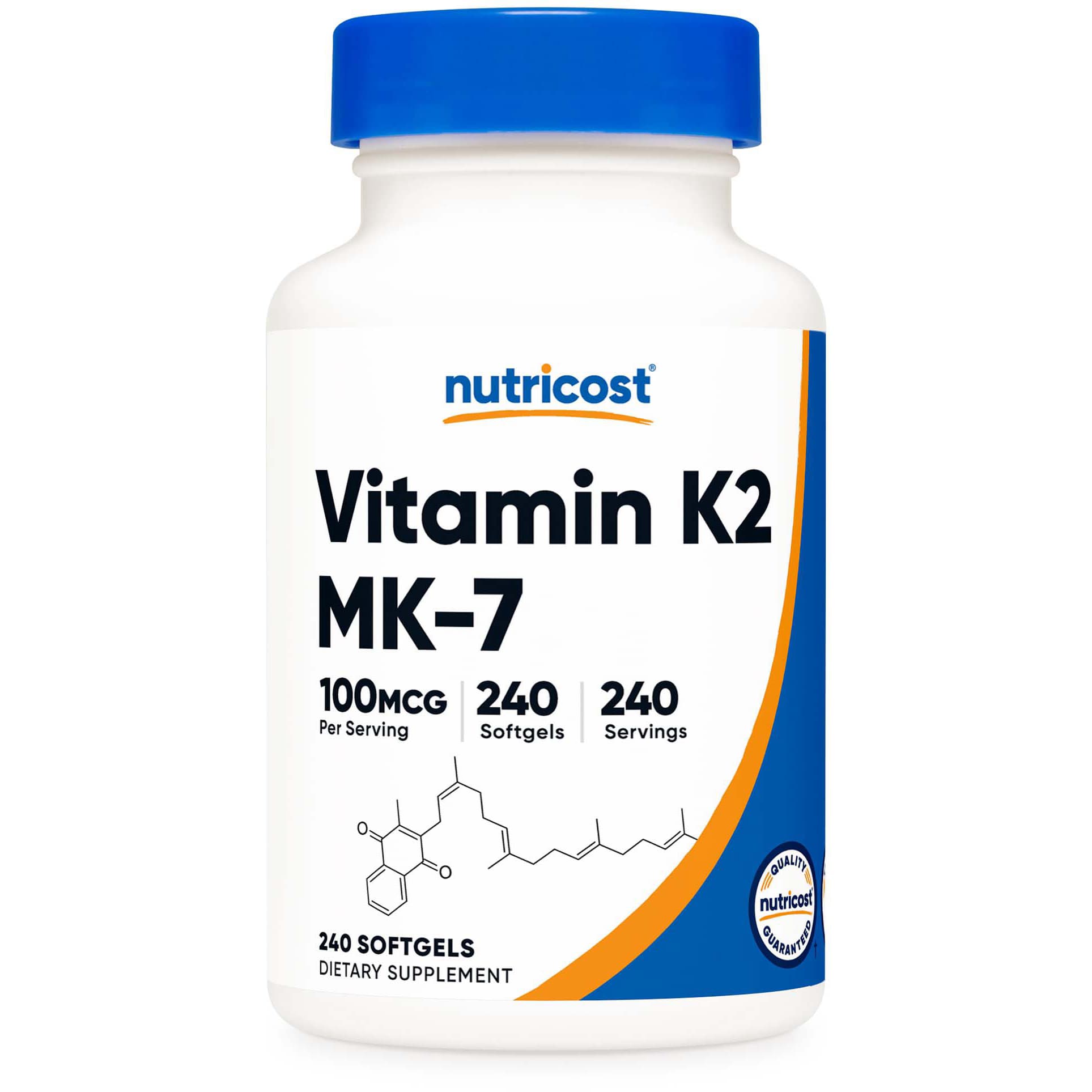 Nutricost Vitamin K2 MK-7 Softgels - Image 1