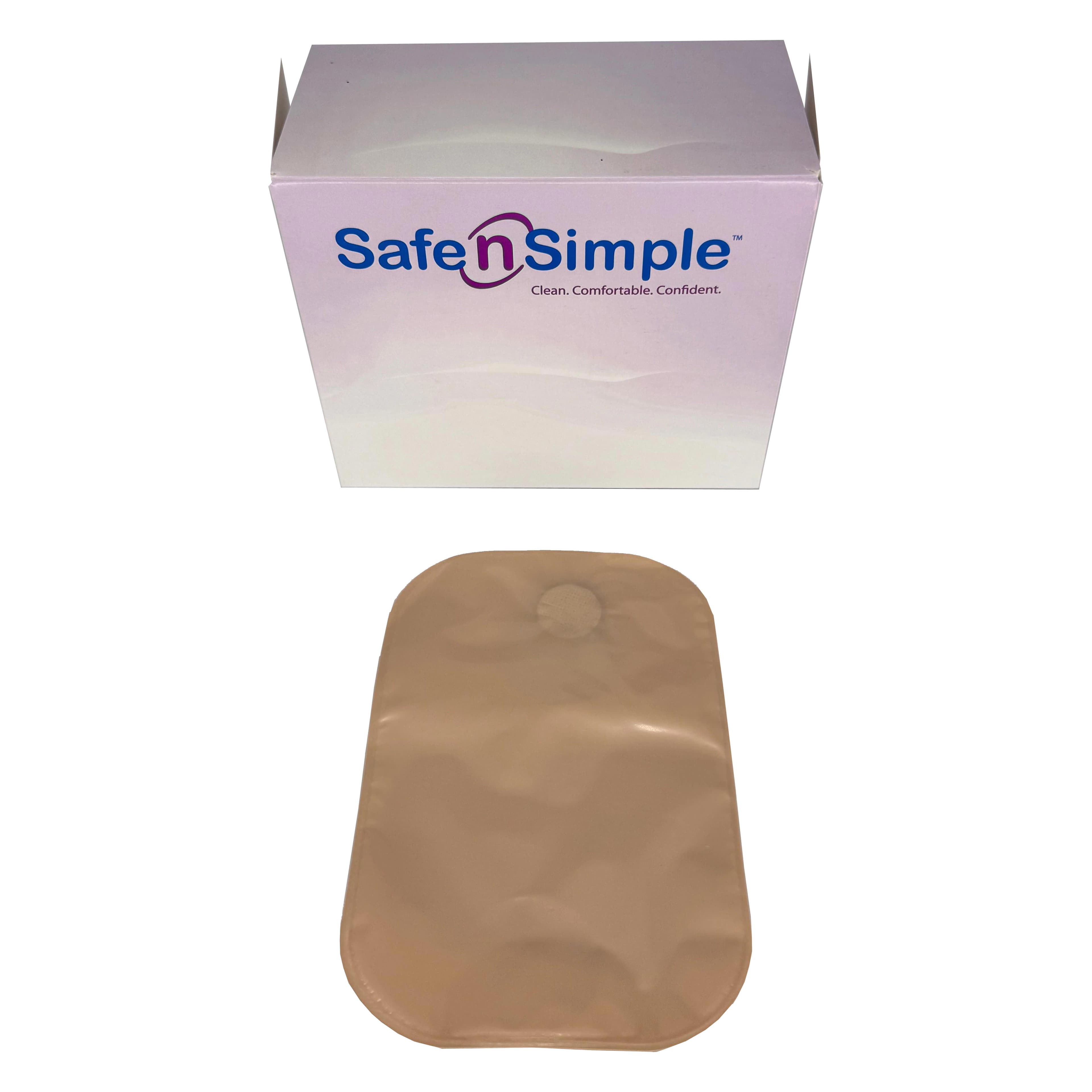 Safe N Simple 8" 2-Piece Closed Pouch with Filter and Belt Tabs, Beige - Image 2