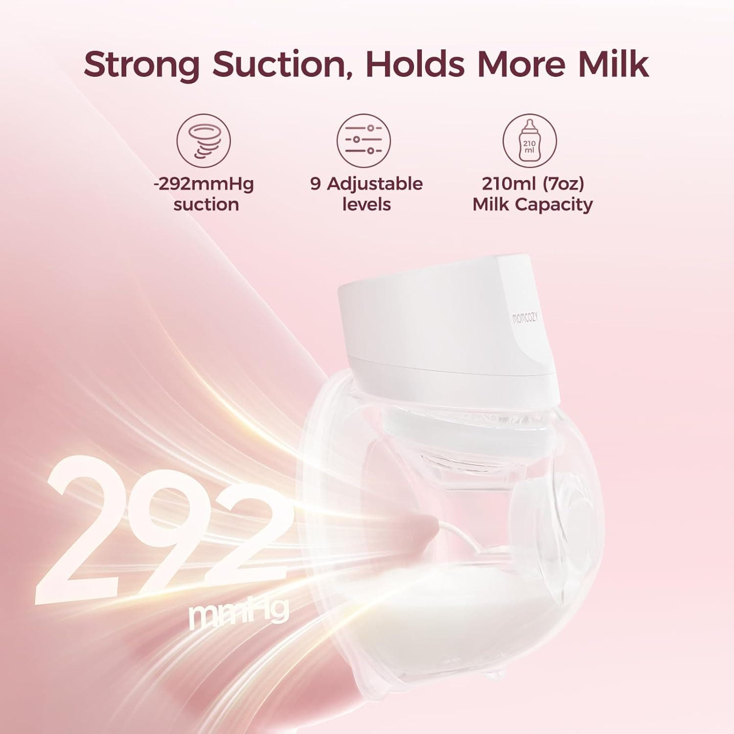 Momcozy Wearable Double Electric Breast Pump for S12 Pro Quick - Case of 16 - Image 3