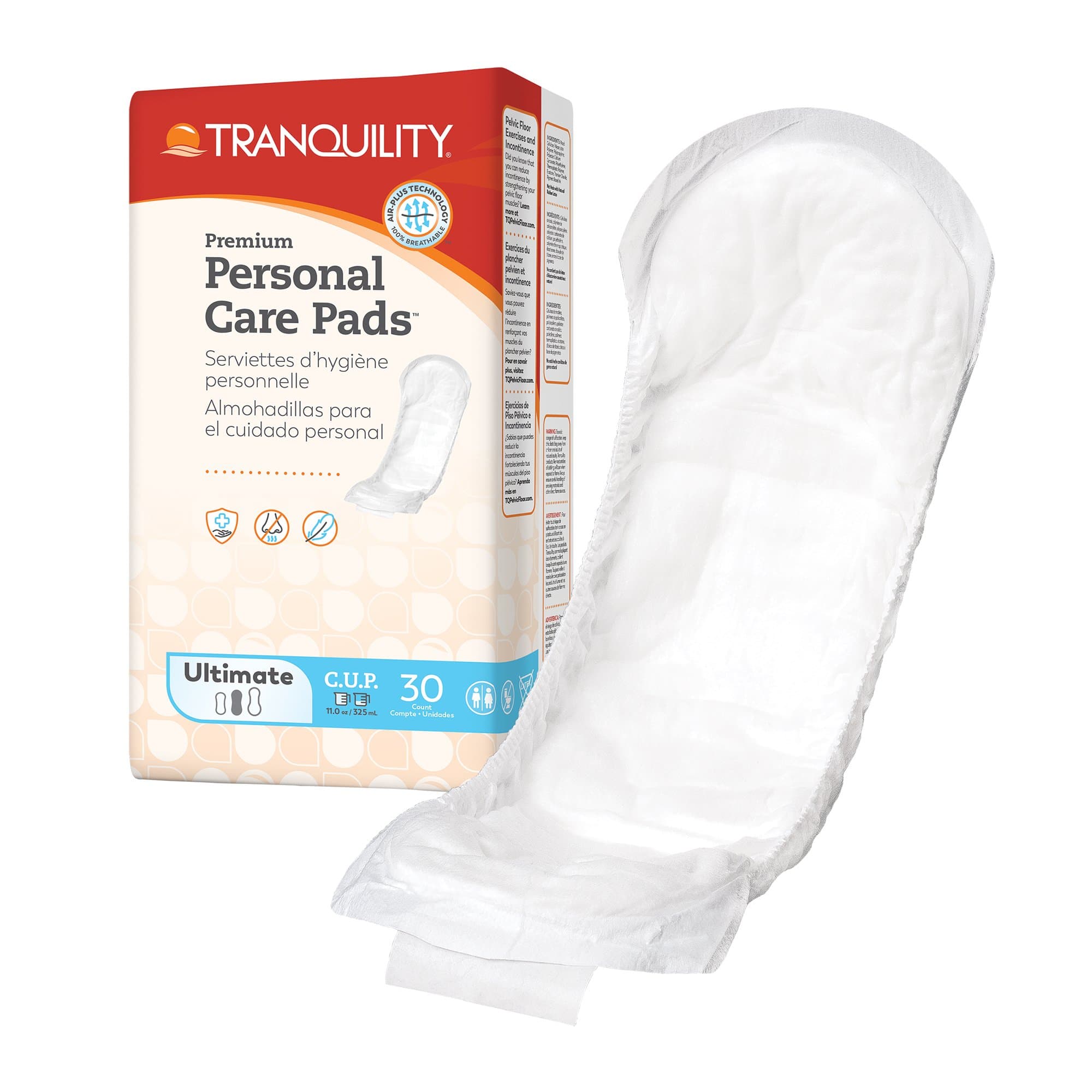 Tranquility Bladder Control Personal Care Pads, Ultimate Absorbency - Package of 30 - Image 1