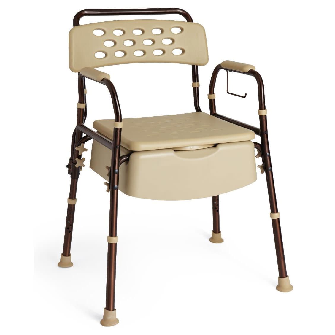 Medline Elements Bedside Commode with Microban