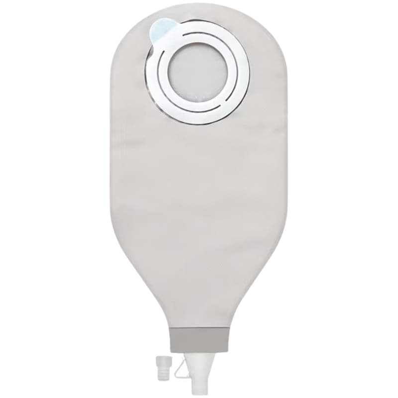 SenSura Mio Flex High Output Pouch with Tap Outlet, Red Code, Opaque - Box of 10 - Image 1