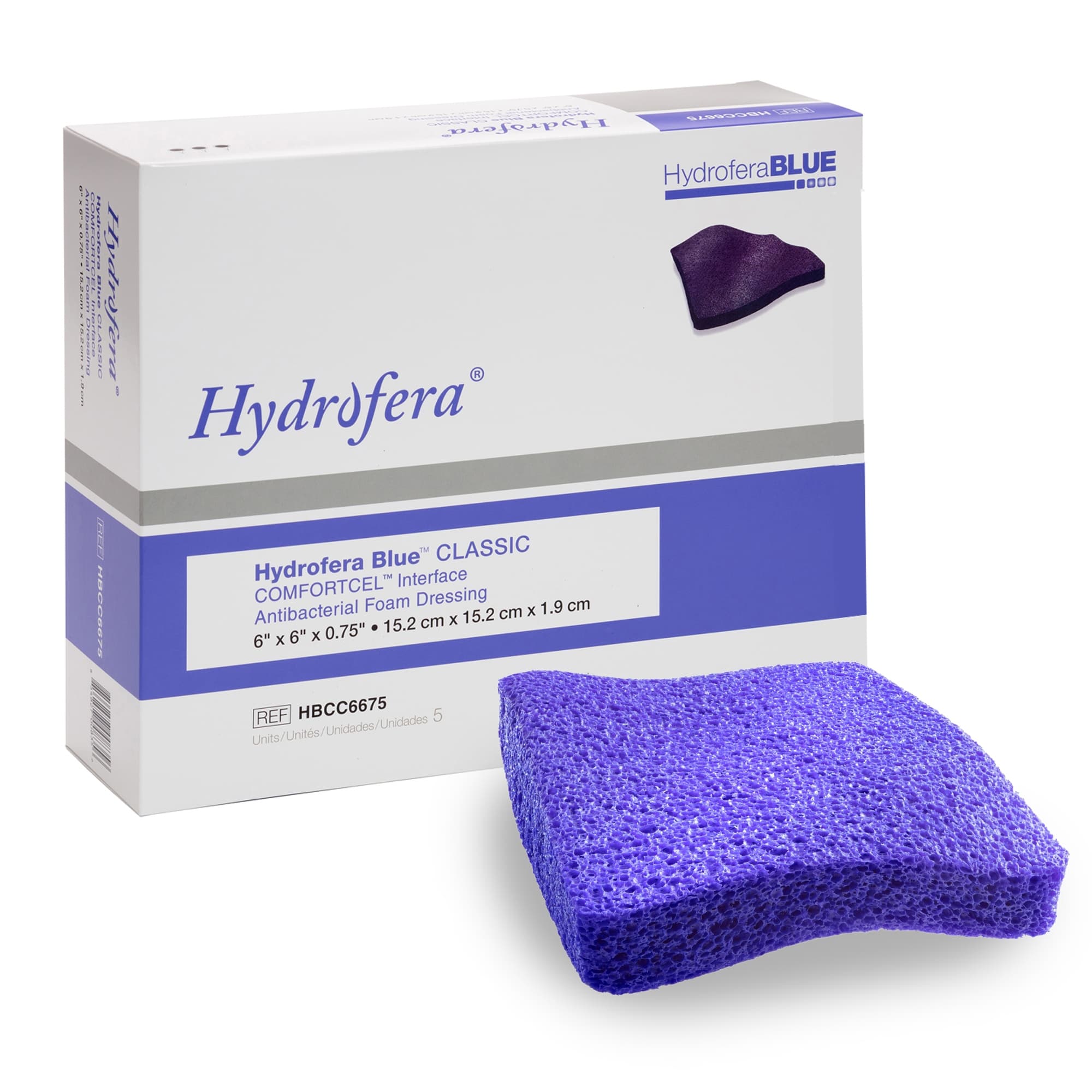 Hydrofera Blue Comfortcel Interface Antibacterial Foam Dressing - Image 5