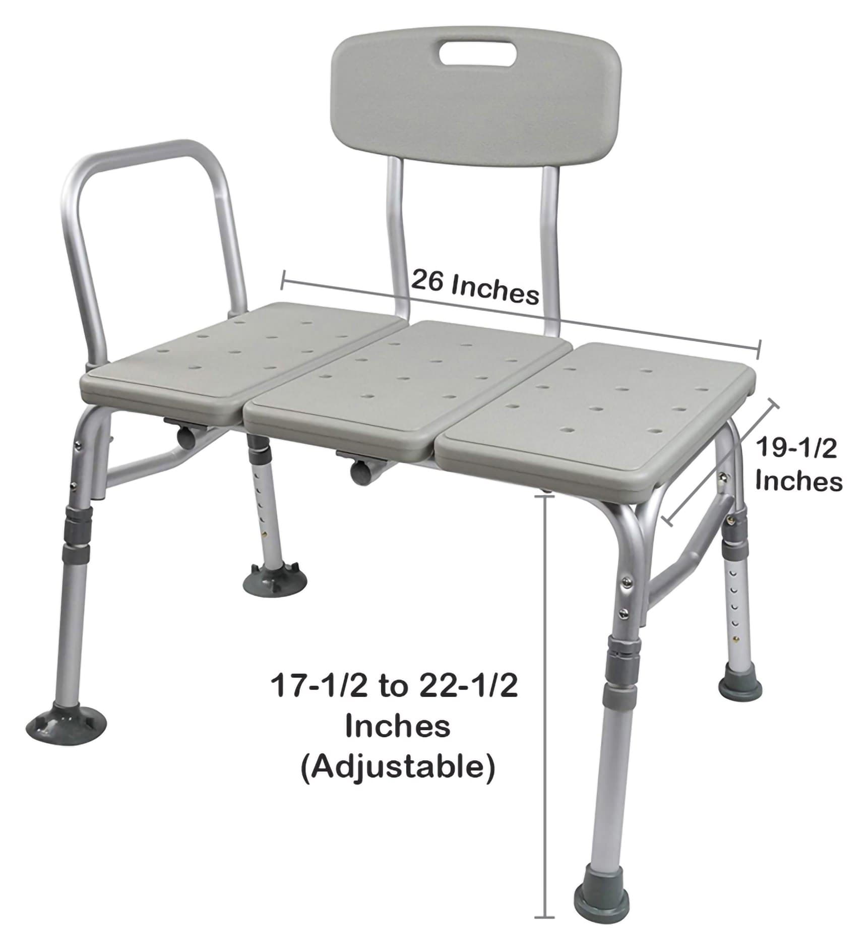 McKesson Knocked Down Bath Transfer Bench - Image 4