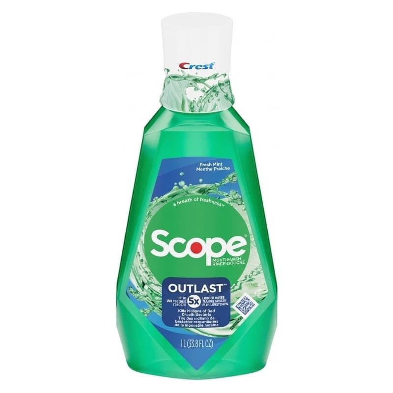 Crest Scope Outlast Mouthwash, 1 L - Each - Image 1