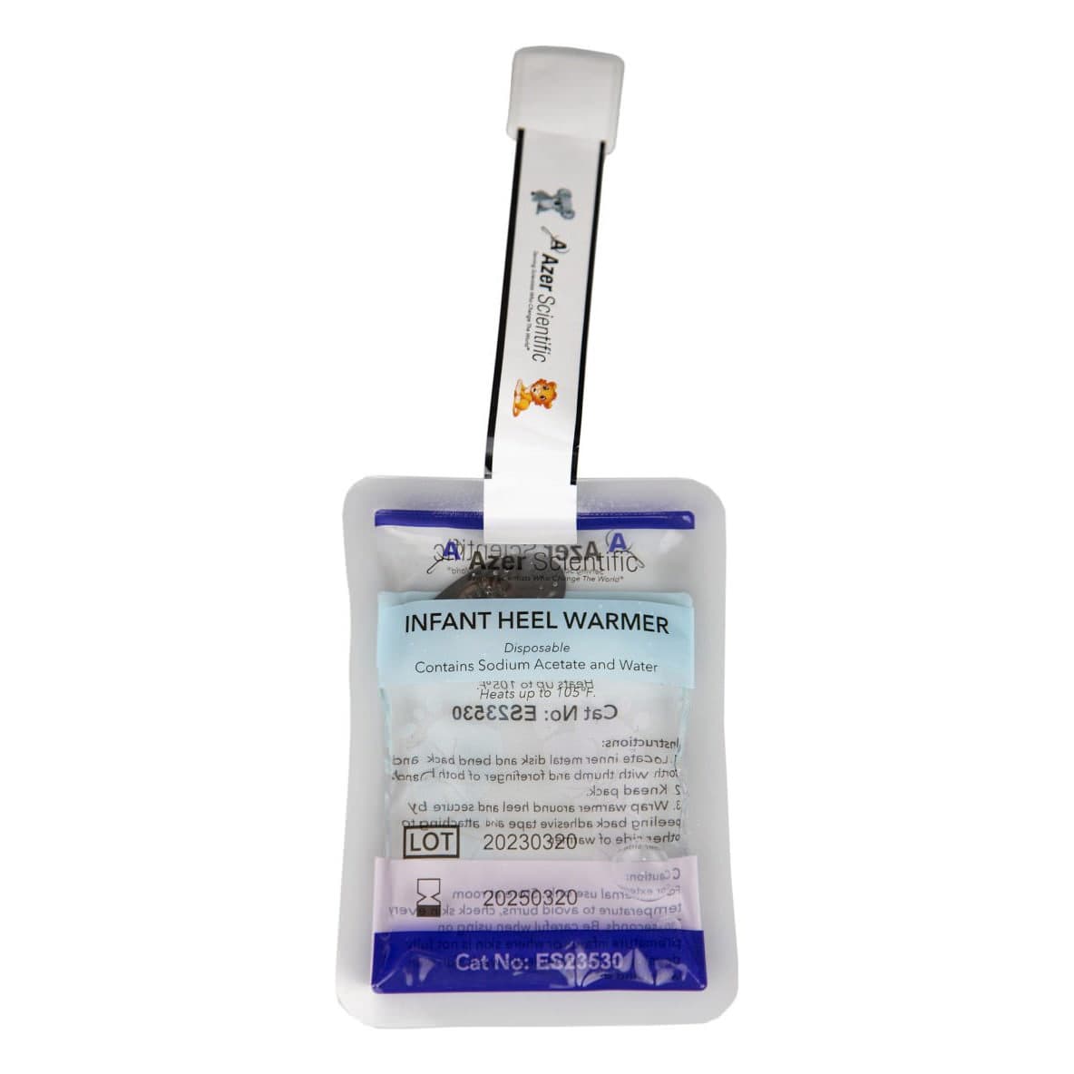 Azer Scientific Instant Infant Heel Warmer, One Size Fits Most - Image 2