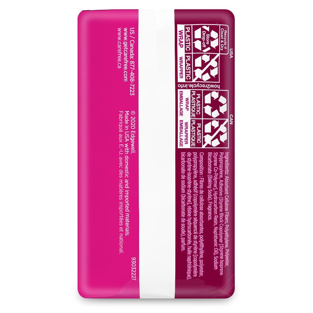 Carefree Original Panty Liner, Fresh Scent - Case of 18 - Image 2