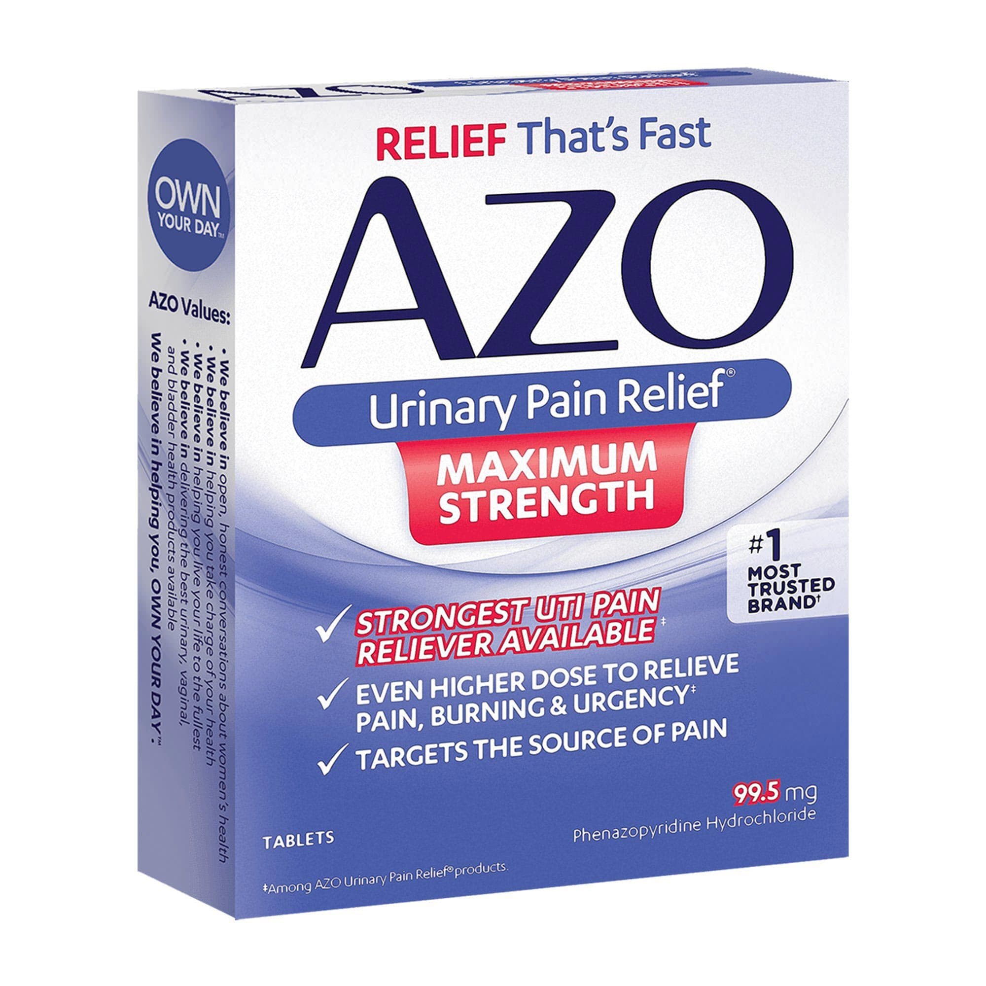AZO Urinary Pain Relief Maximum Strength Tablets - Image 2