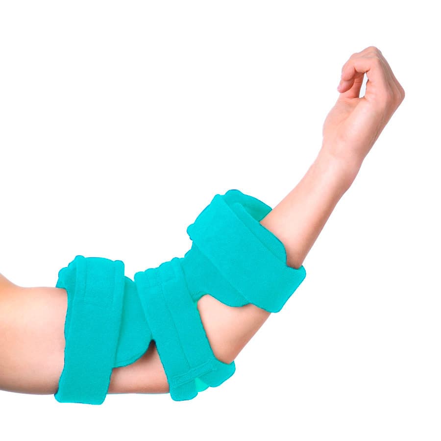 Comfy Elbow Pediatric Medium, Turquoise, Terrycloth Cover - Image 1
