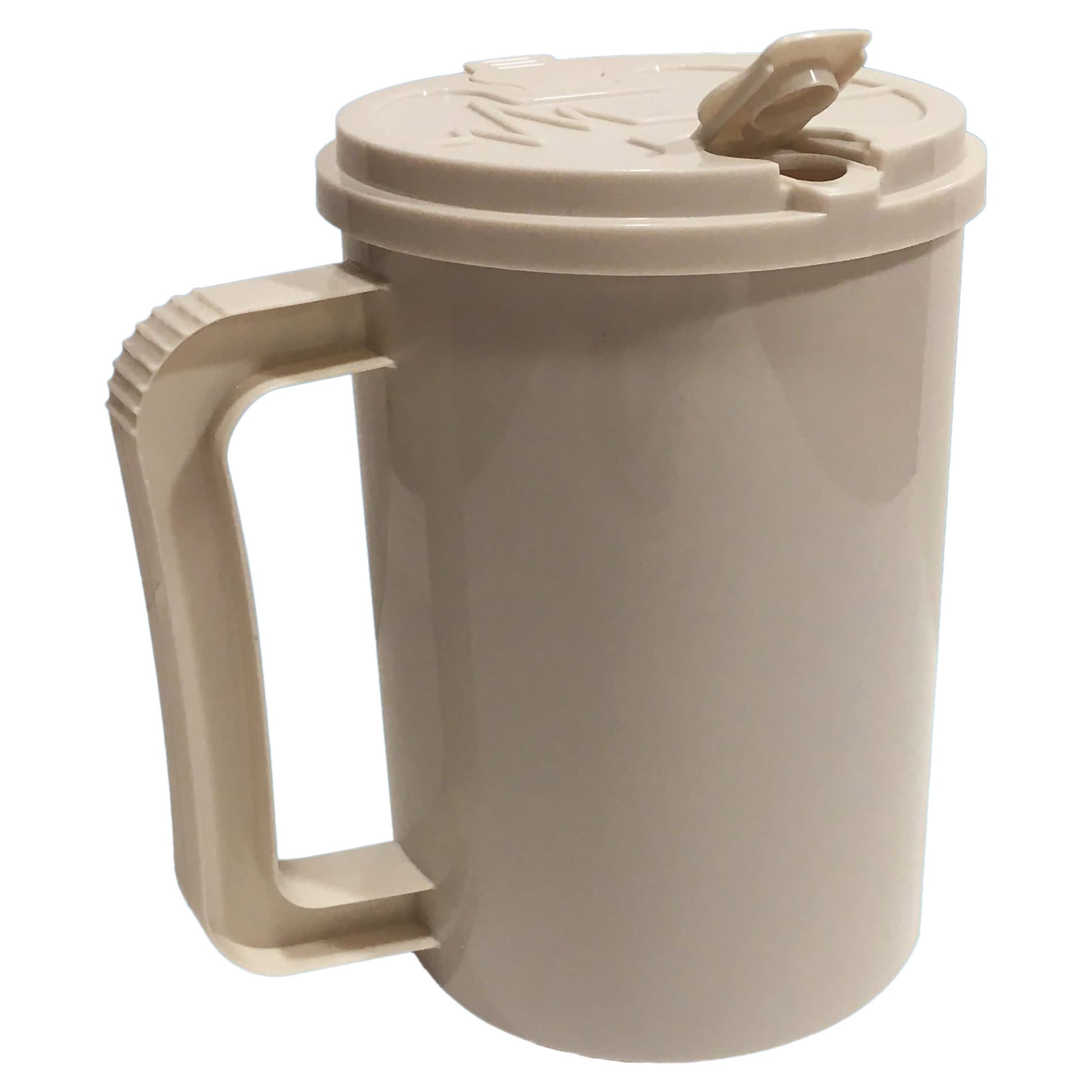 Medegen Gray Reusable Plastic Insulated Drinking Mug, 22 oz - Case of 60 - Image 1