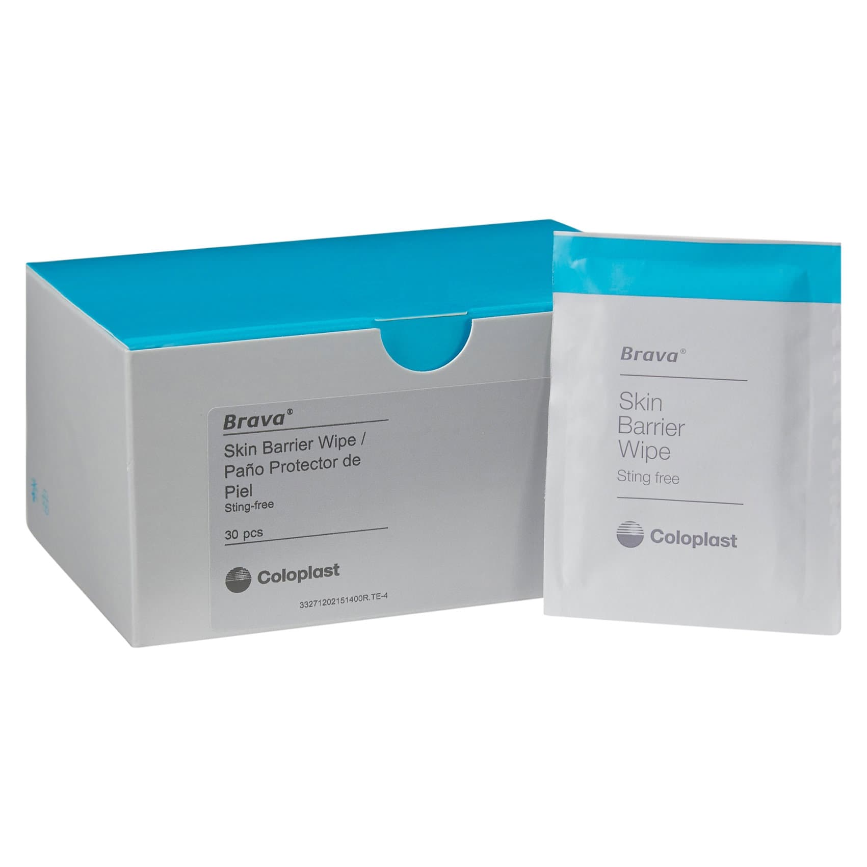 Coloplast Brava Skin Barrier Wipes - Box of 30 - Image 1