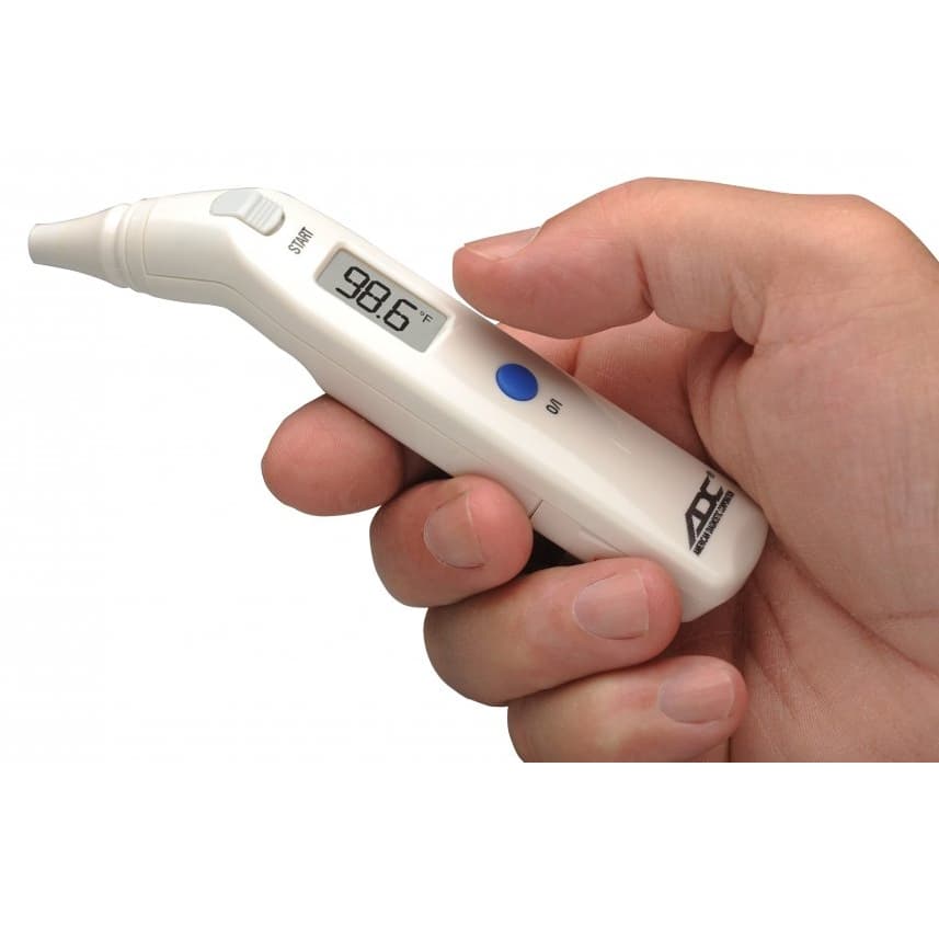 ADC Adtemp Tympanic IR Ear Thermometer, Dual Scale, Battery - Image 2