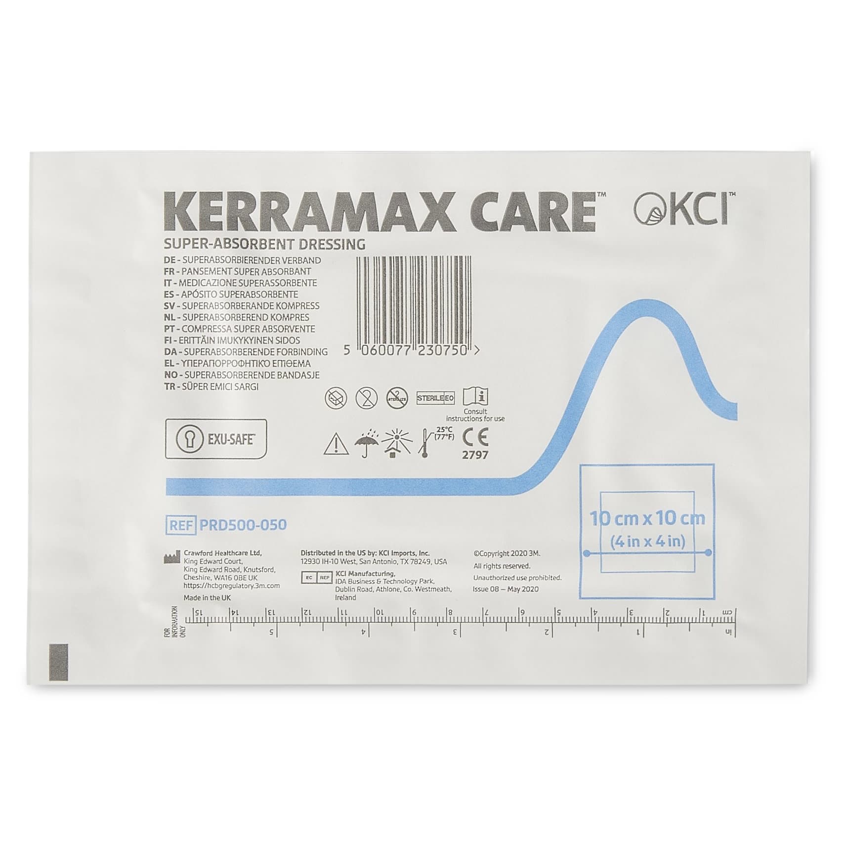 KerraMax Care Super Absorbent Dressing, 4 X 4 Inch - Image 1