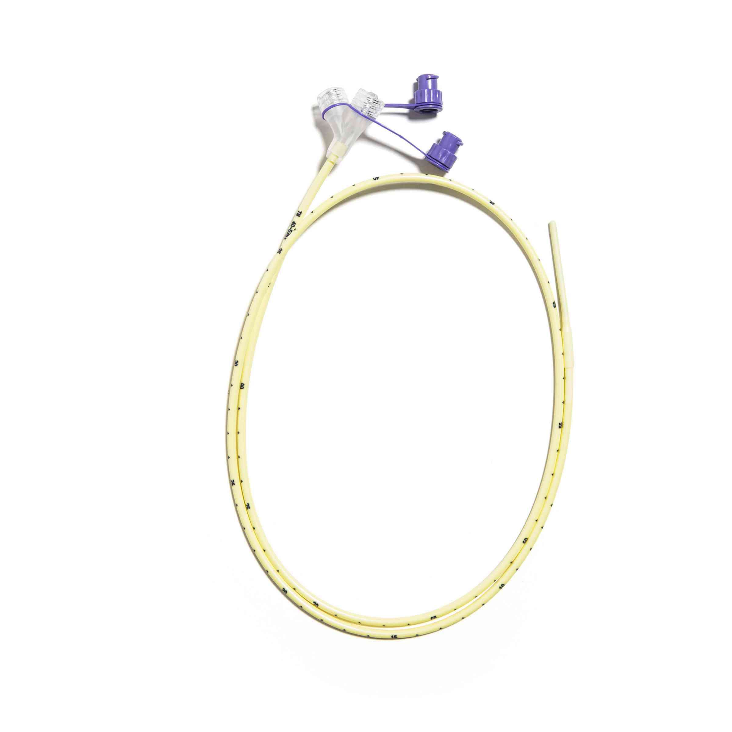 Corflo Nasogastric-Nasointestinal Feeding Tube with ENFit, 6 Fr, Yellow - Each - Image 1