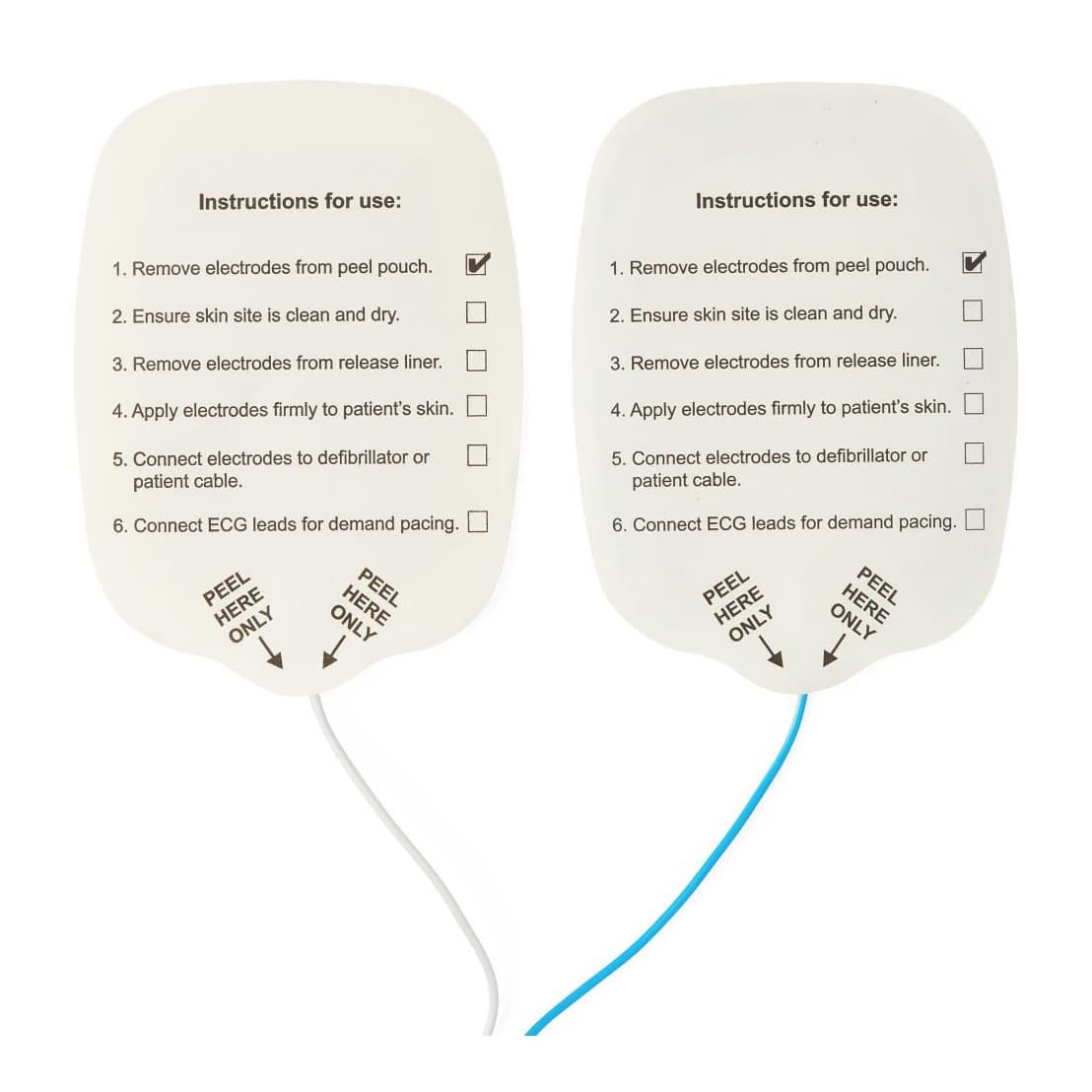AED Defibrillator Electrode Disposable Pads, Adult/Child - Case of 10 - Image 2