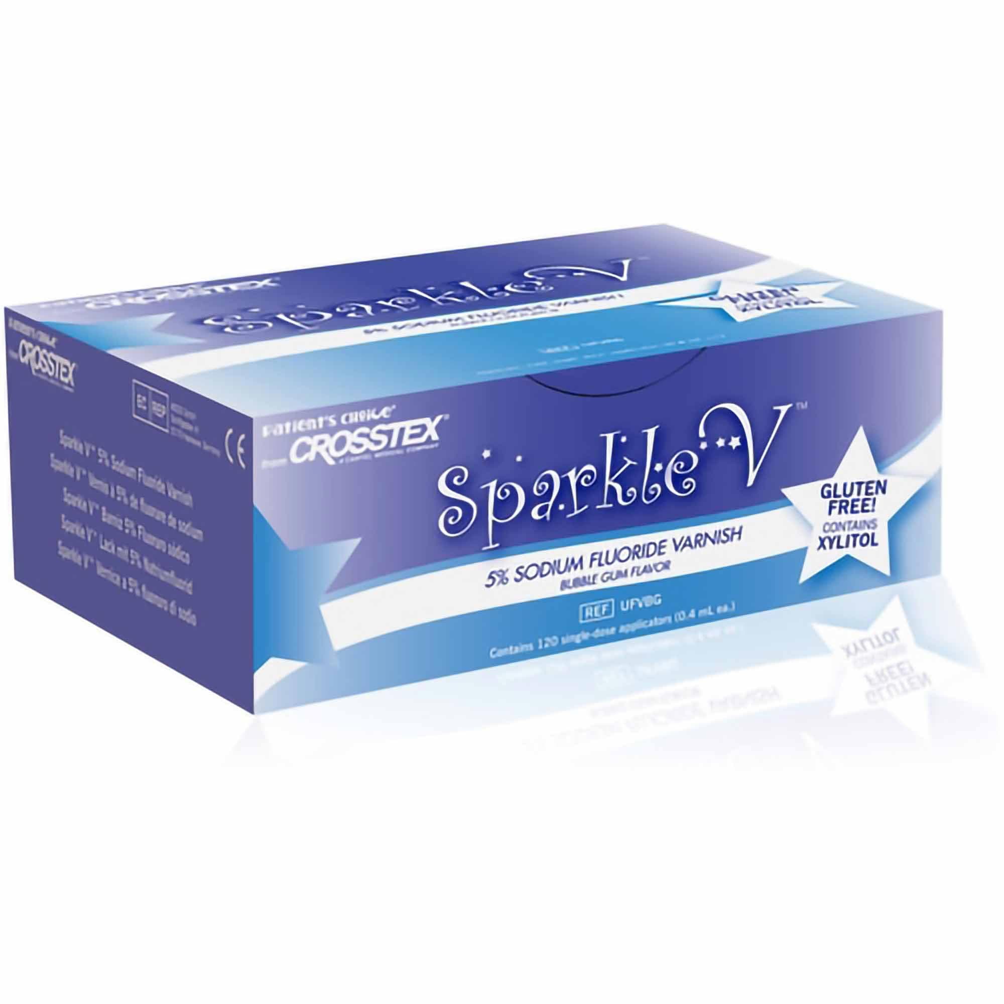 Sparkle V Fluoride Treatment, Bubblegum Flavor - Case of 600 - Image 1
