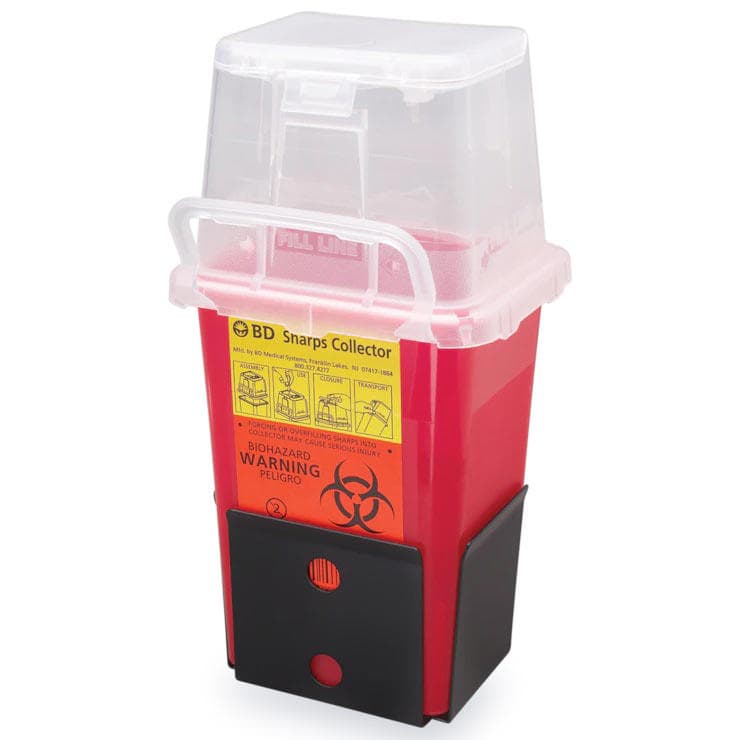 BD Phlebotomy Sharps Container, 1.5 Quart - Each - Image 1