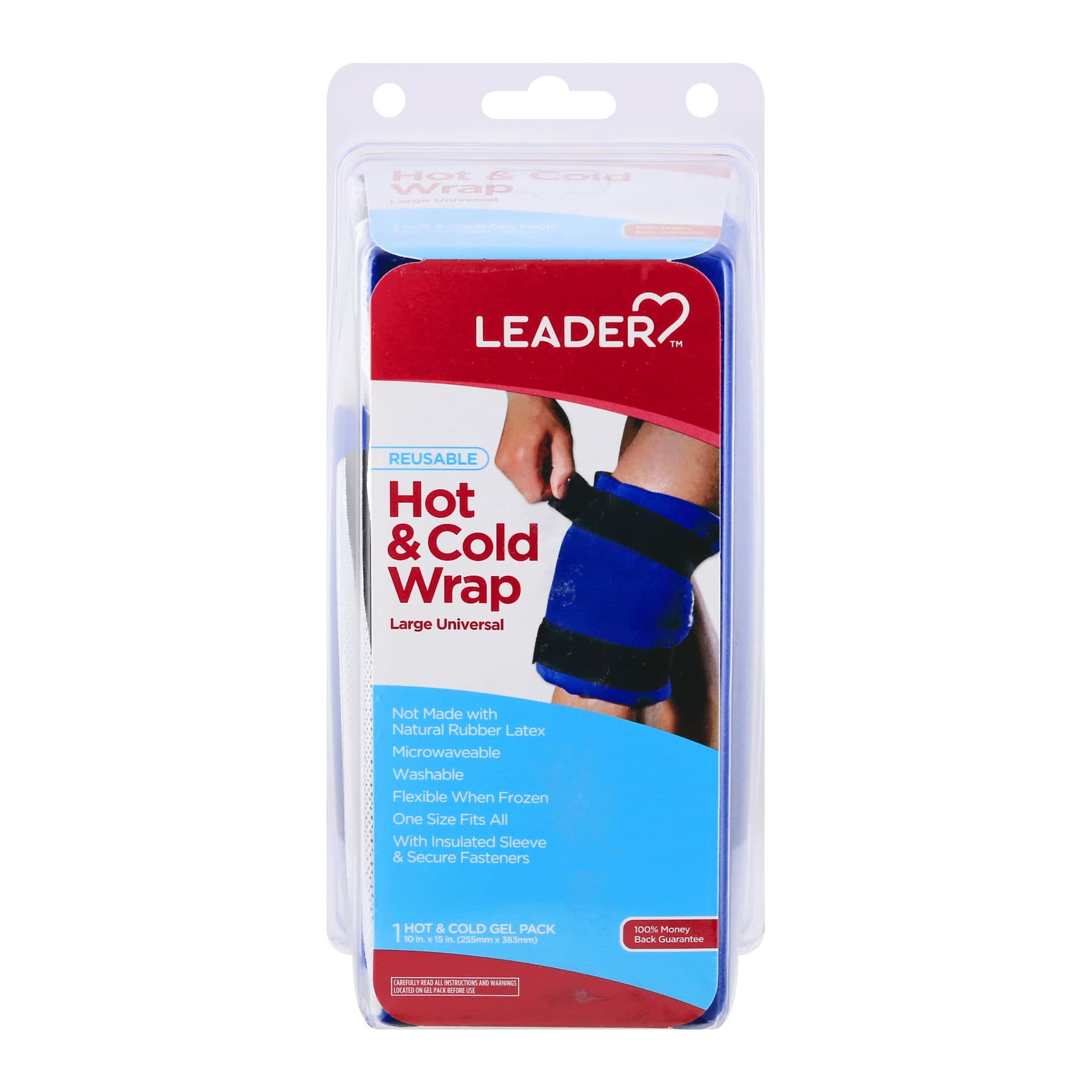 Leader Reusable Hot & Cold Wrap, Universal, Large - Each