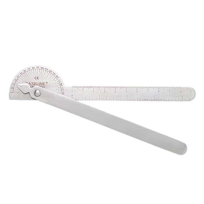 Baseline Metal Goniometer, 180 Degree, 6 Inch Leg - Package of 25 - Image 1