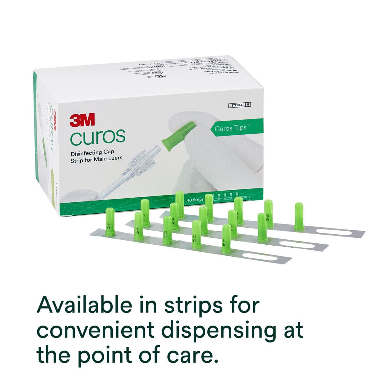 3M Curos Tips Disinfecting Cap for Male Luers - Image 10
