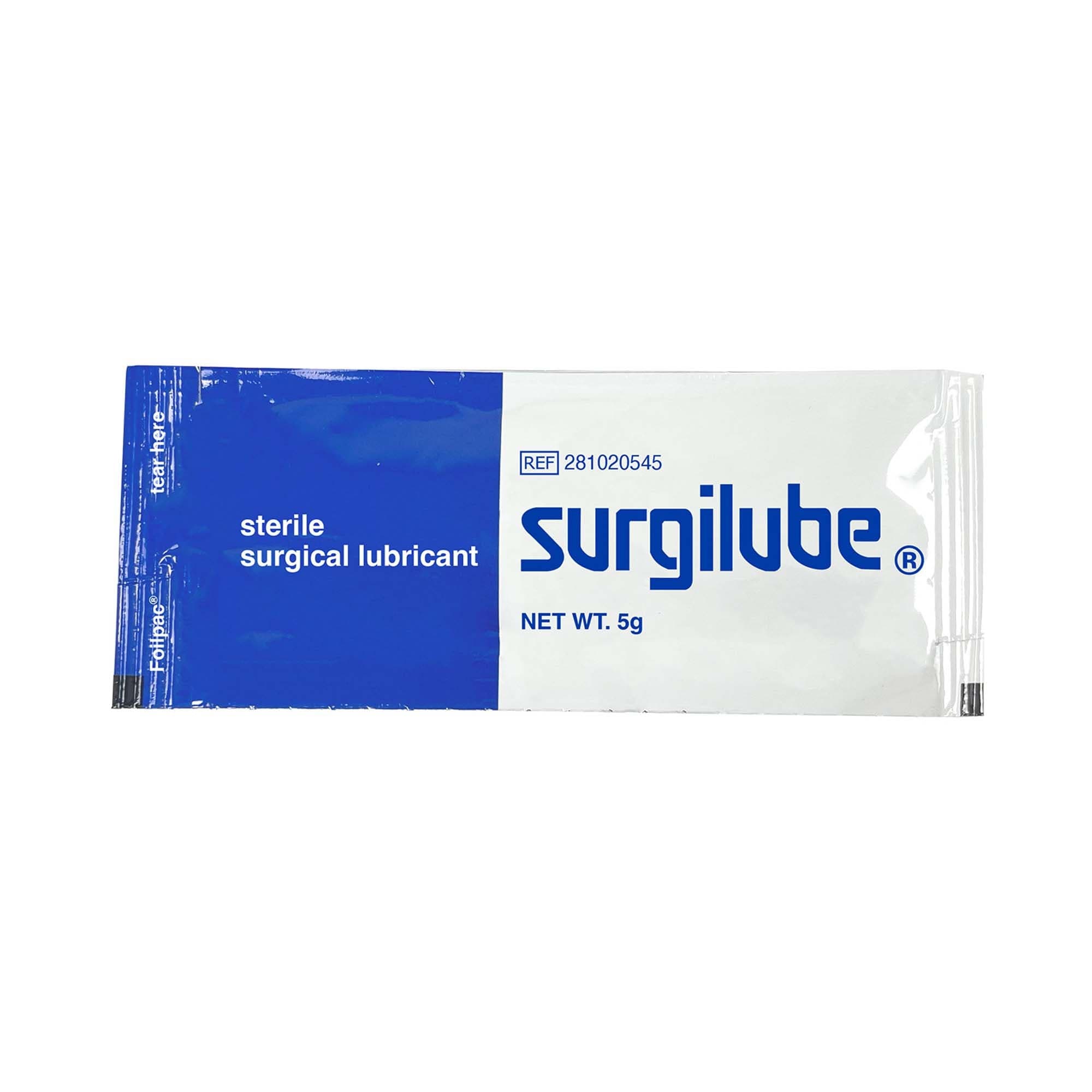 Surgilube Carbomer Free Lubricating Jelly, Foilpac, 5 Gram - Case of 864 - Image 1