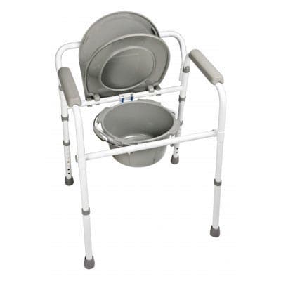 Lumex 3-In-1 Steel Folding Commode - Image 2